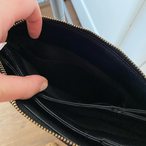 LINEA Leather Crescent Crossbody Handbag - Picture 8 of 10